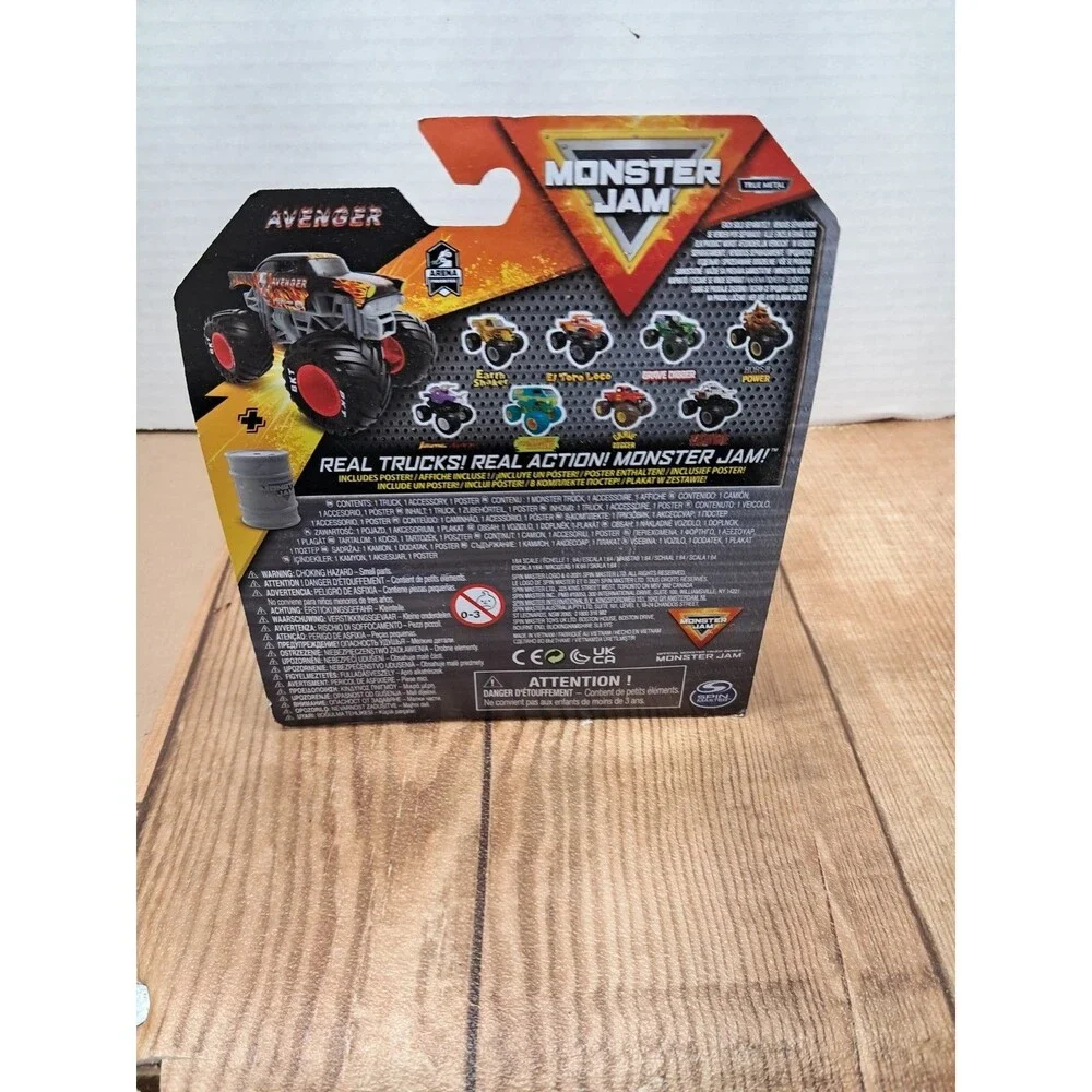 Avenger Monster Truck W/ Bonus Regalo 2021 Spin Master Monster Jam 1/64